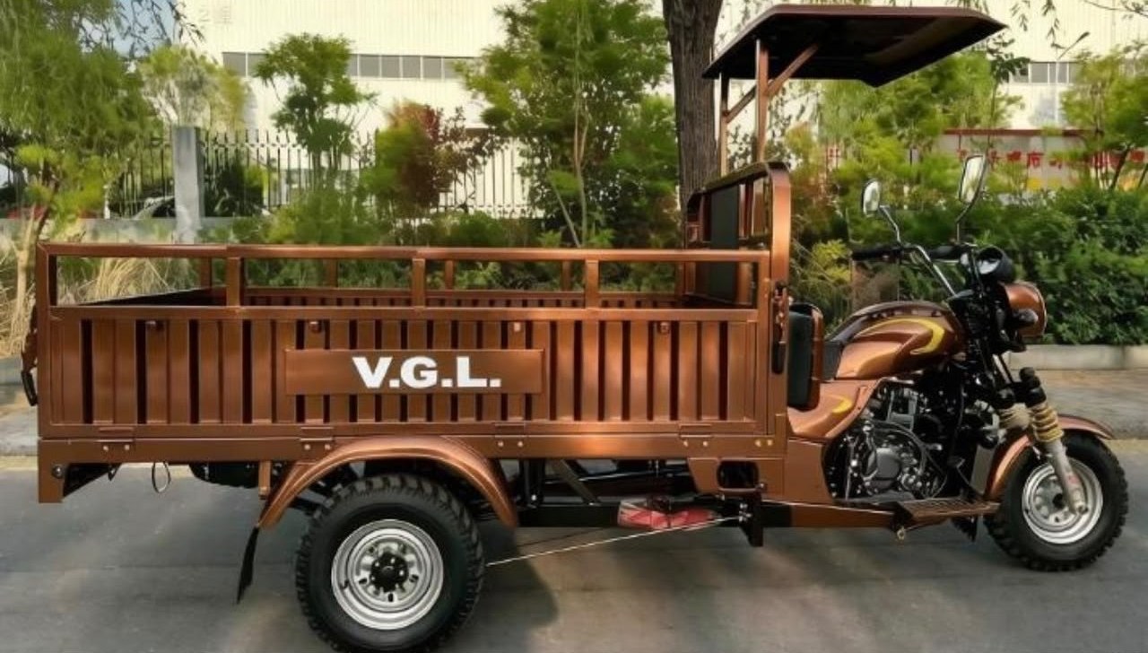 VGL200-70 Cargo Tricycle in ginger orange
