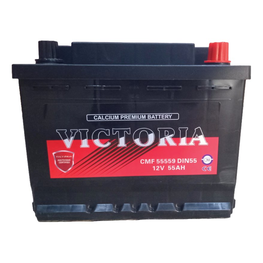 Victoria 12V 55Ah Car Battery (DIN55)